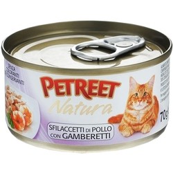Корм для кошек Petreet Natura Adult Canned Chicken/Shrimps 0.07 kg