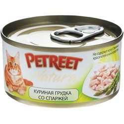 Корм для кошек Petreet Natura Adult Canned Chicken/Asparagus 0.07 kg