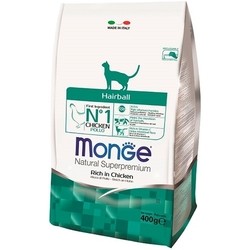 Корм для кошек Monge Functional Line Hairball Chicken/Rice 1.5 kg