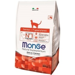 Корм для кошек Monge Daily Line Senior Chicken/Rice 0.4 kg