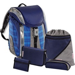 Школьный рюкзак (ранец) Step by Step Flexline Ultra Blue Checked