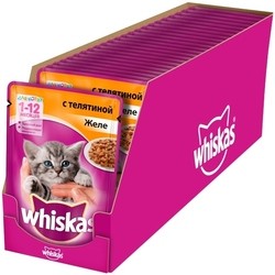 Корм для кошек Whiskas Kitten Packaging Jelly Beef 0.085 kg