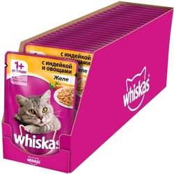 Корм для кошек Whiskas Adult Packaging Jelly Turkey/Vegetable 0.085 kg