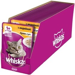Корм для кошек Whiskas Adult Packaging Cream Soup Turkey 0.085 kg