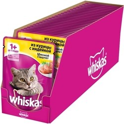 Корм для кошек Whiskas Adult Packaging Meat Pate Chicken/Turkey 0.085 kg