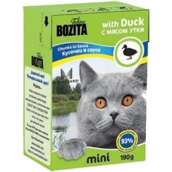 Корм для кошек Bozita Feline Mini Sauce Duck 0.19 kg
