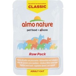 Корм для кошек Almo Nature Adult Classic Raw Pack Chicken/Hum 0.055 kg