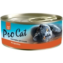 Корм для кошек Pro Cat Adult Canned Turkey 0.1 kg