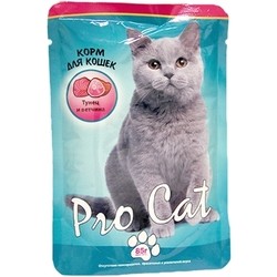 Корм для кошек Pro Cat Adult Pouch Tuna/Ham 0.85 kg