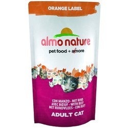 Корм для кошек Almo Nature Adult Orange Label Beef 0.75 kg