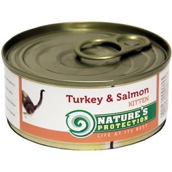 Корм для кошек Natures Protection Kitten Canned Turkey/Salmon 0.1 kg