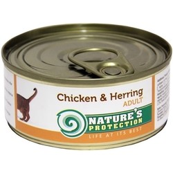Корм для кошек Natures Protection Adult Canned Chicken/Herring 0.1 kg