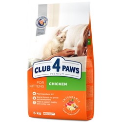 Корм для кошек Club 4 Paws Kittens Chicken 3 kg