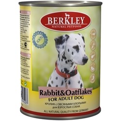 Корм для собак Berkley Adult Canned Rabbit/Oatflakes 0.4 kg