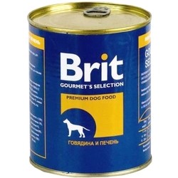Корм для собак Brit Canned Beef/Liver 0.85 kg