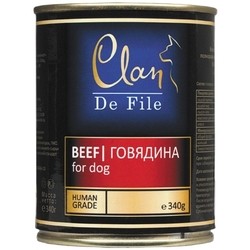 Корм для собак Clan De File Adult Canned Beef 0.34 kg