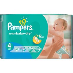 Подгузники Pampers Active Baby-Dry 4 / 46 pcs
