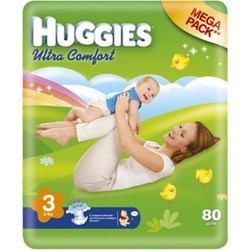 Подгузники Huggies Ultra Comfort 3 / 80 pcs