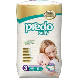 Подгузники Predo Baby Midi 3 / 11 pcs
