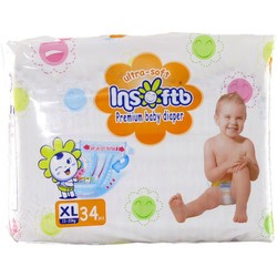 Подгузники Insoftb Premium Ultra Soft Diapers XL / 34 pcs