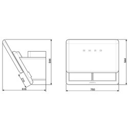 Вытяжка Smeg KFAB75 (красный)