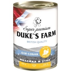 Корм для собак Dukes Farm Adult Canned Turkey/Duck 0.4 kg