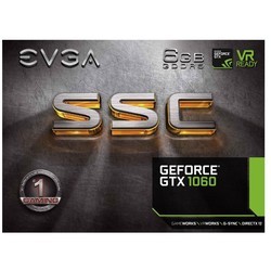 Видеокарта EVGA GeForce GTX 1060 06G-P4-6267-KR