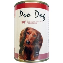 Корм для собак Pro Dog Canned Beef 0.4 kg