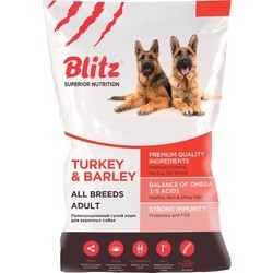 Корм для собак Blitz Adult All Breeds Turkey/Barley 15 kg