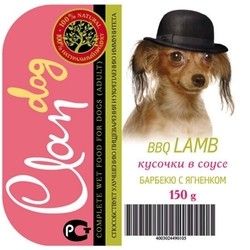 Корм для собак Clan Adult Canned Barbecue/Lamb 0.15 kg
