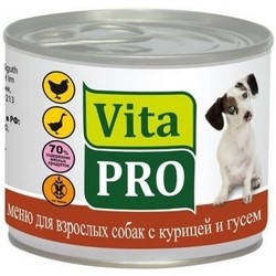 Корм для собак VitaPro Adult Canned Chicken/Goose 0.2 kg