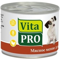 Корм для собак VitaPro Adult Canned Chicken 0.2 kg