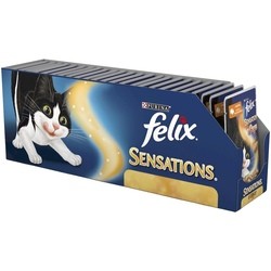 Корм для кошек Felix Packaging Adult Sensations Souce Turkey/Bacon 2.04 kg