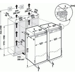 Встраиваемый холодильник Liebherr SBS 61I4