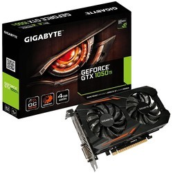 Видеокарта Gigabyte GeForce GTX 1050 Ti OC 4G