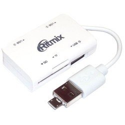 Картридер/USB-хаб Ritmix CR-2322M