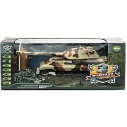 Танк на радиоуправлении Plamennyj Motor King Tiger 1:28