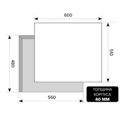 Варочная поверхность Lex GVG 641 (черный)