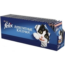 Корм для кошек Felix Packaging Appetizing Chips Jelly Salmon 2.04 kg