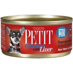 Корм для собак Petit Canned Chicken/Liver 0.08 kg