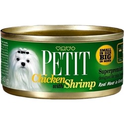 Корм для собак Petit Canned Chicken/Shrimp 0.08 kg