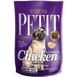 Корм для собак Petit Adult Chicken/Cranberries 1.5 kg