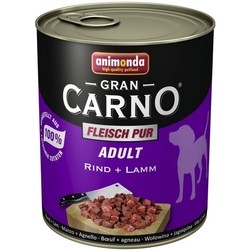 Корм для собак Animonda Gran Carno Fleisch Pur Beef/Lamb 0.8 kg