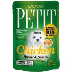Корм для собак Petit Pouch Chicken/Surimi 0.08 kg
