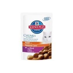 Корм для кошек Hills SP Feline Adult Optimal Care Beef Pouch 0.085 kg