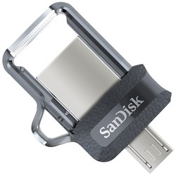 USB Flash (флешка) SanDisk Ultra Dual m3.0 32Gb (черный)