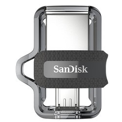 USB Flash (флешка) SanDisk Ultra Dual m3.0 64Gb (черный)