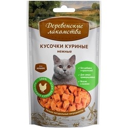 Корм для кошек Derevenskie Lakomstva Delicacy Chicken Pieces 0.045 kg