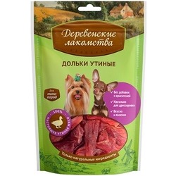 Корм для собак Derevenskie Lakomstva Delicacy Duck Slices 0.06 kg