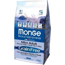 Корм для собак Monge Grain Free Adult All Breed Anchovy/Potato/Peas 2.5 kg